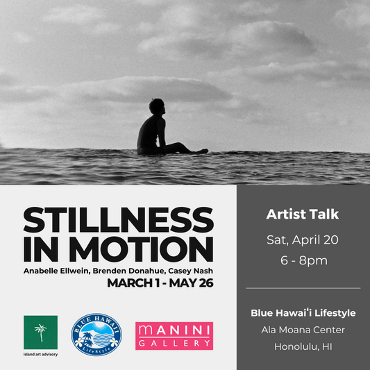 STILLNESS IN MOTION, work by Anabelle Ellwein, Brenden Donahue, and Casey Nash